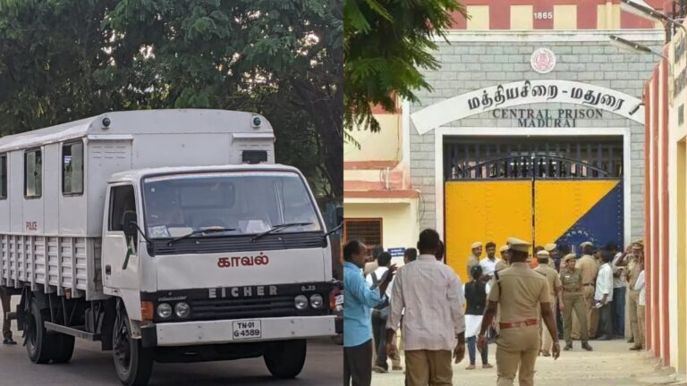 போலீசாரை மிரட்டிய விசாரணை கைதி…. பாலியல் குற்றவாளியிடம் சமாதானம் பேசிய போலீசார்.!