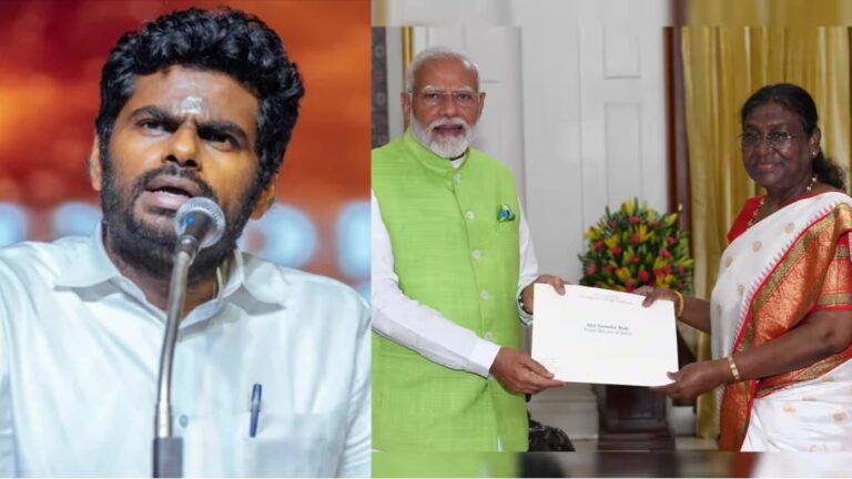 அண்ணாமலைக்கு மத்திய அமைச்சர் பதவி…. ஜனாதிபதியை சந்தித்த பிரதமர்…
