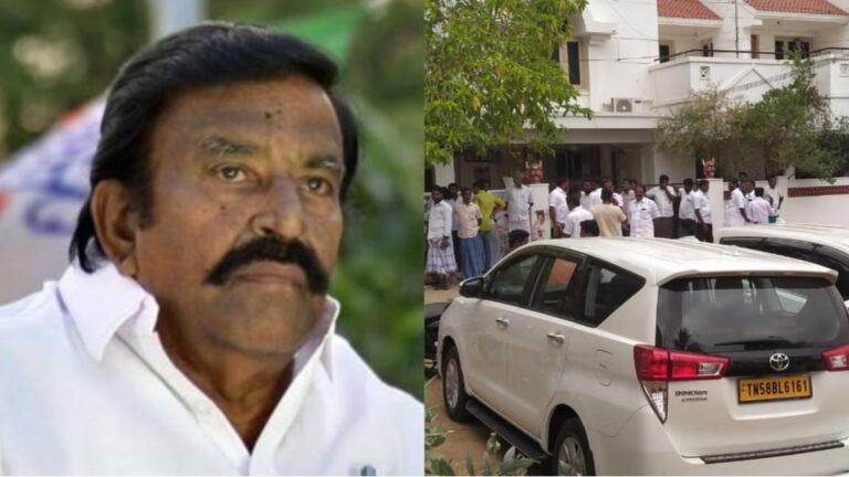 வங்கி அதிகாரிகள் வரவழைப்பு… கோடி கணக்கில் பணம் பரிவர்த்தனை… கே என் நேரு வீட்டில் நடந்த விசாரணை…