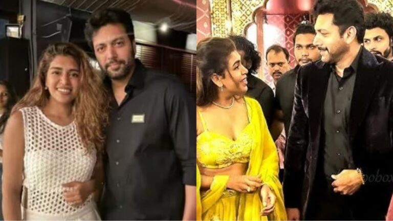 மாலத்தீவில் அஜால் குஜால்… எல்லை மீறும் ஜெயம் ரவி – கேனிஷா ஜோடி…