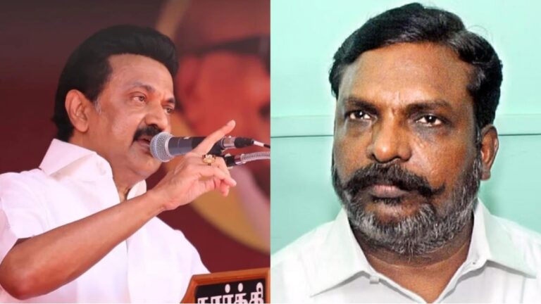 திமுக கூட்டணியில் இருந்து வெளியேற்றப்படும் திருமா… தனக்கு தானே வைத்த ஆப்பு…