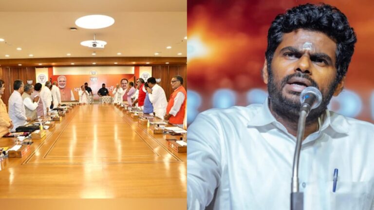 தேசிய பொதுச் செயலாளராகும் அண்ணாமலை… அமித்ஷா வீட்டில் நடந்த ஆலோசனை…