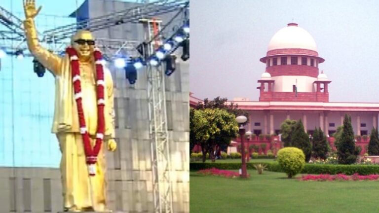 கருணாநிதி சிலை வைக்க முடியாது… நீதிமன்றம் அதிரடி உத்தரவு… செம்ம டோஸ் வாங்கிய திமுக அரசு..