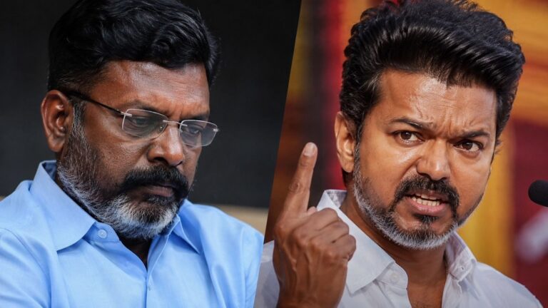 நெருக்கடி கொடுக்கும் திருமா… கூட்டணியை விட்டு வெளியேறிக்கலாம்…. CM விஜய் அதிரடி…