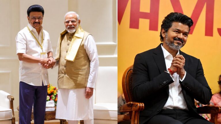 விஜயை சமாளிக்கவே முடியல… நீங்கள் தான் காப்பாத்தணும்… பாஜகவிடம் சரண்டரான திமுக….