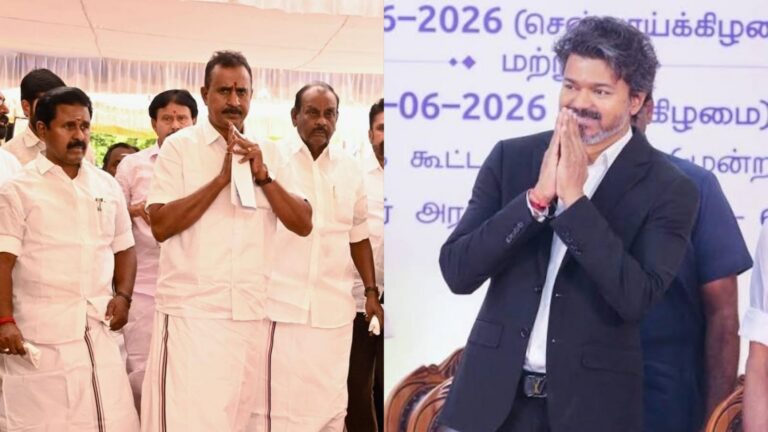 தவெகாவில் கூண்டோடு இணையும் அதிமுக… எஸ் பி வேலுமணி போட்ட ஸ்கெட்ச்… மகனை களம் இறங்கிய எடப்பாடி…